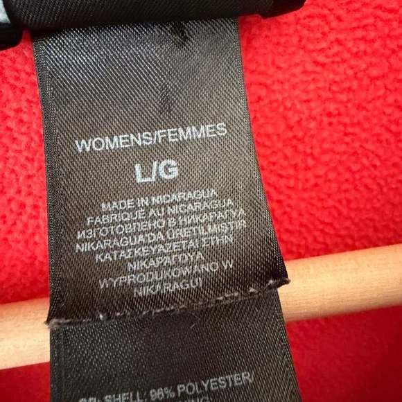 The North Face Soft Shell Coral Pink Apex Bionic Fleece Lined Jacket Size L - Picture 6 of 9